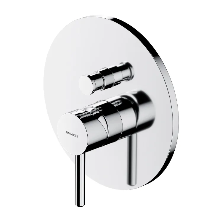 Omnires Y element natynkowy baterii prysznicowo-wannowej podtynkowej, chrom połysk Y1235ROCR