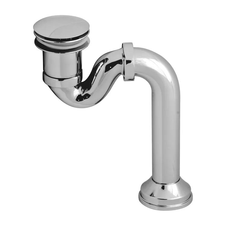 Omnires syfon wannowy ozdobny, chrom połysk SYOM-W10CR