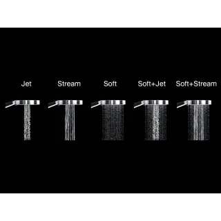 Ravak Słuchawka prysznicowa owalna, 5 funkcje X07P008