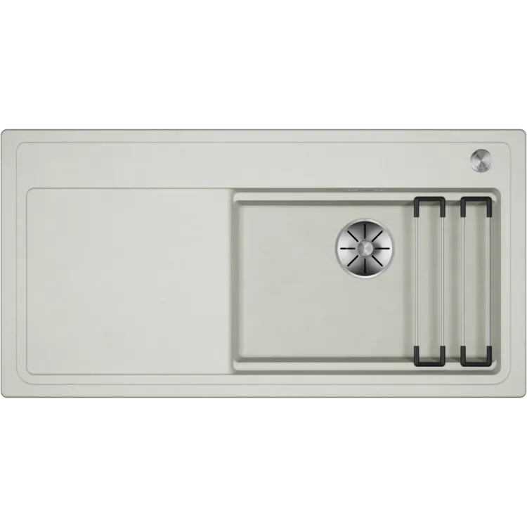 BLANCO ETAGON XL 6 S Silgranit delikatny biały prawa, korek auto., InFino, PushControl, szyny 528099