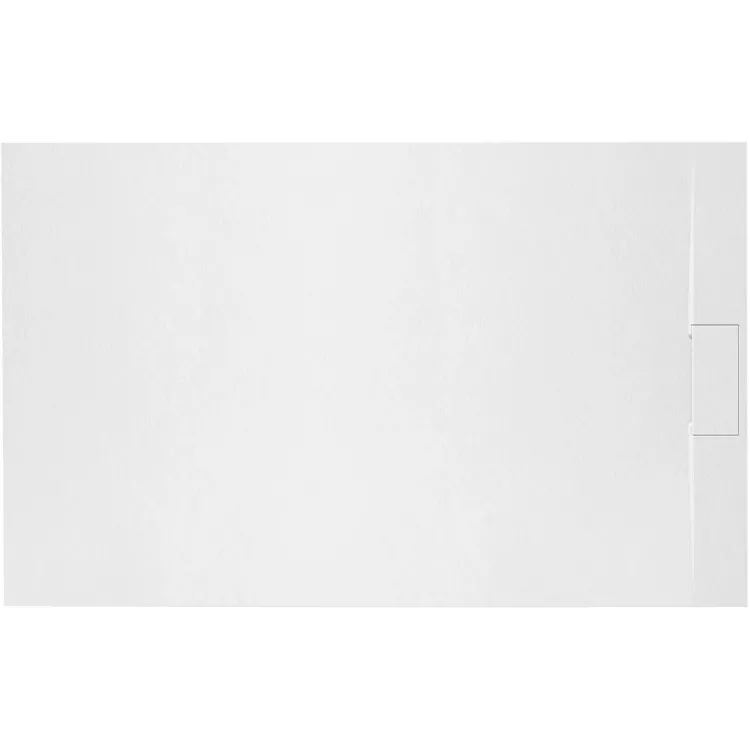 Rea BRODZIK BAZALT WHITE 80x120 + SYFON REA-K3900
