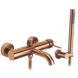 Rea BATERIA WANNOWA LUNGO GRIP MIEDŹ SZCZOTKOWANA REA-B4567