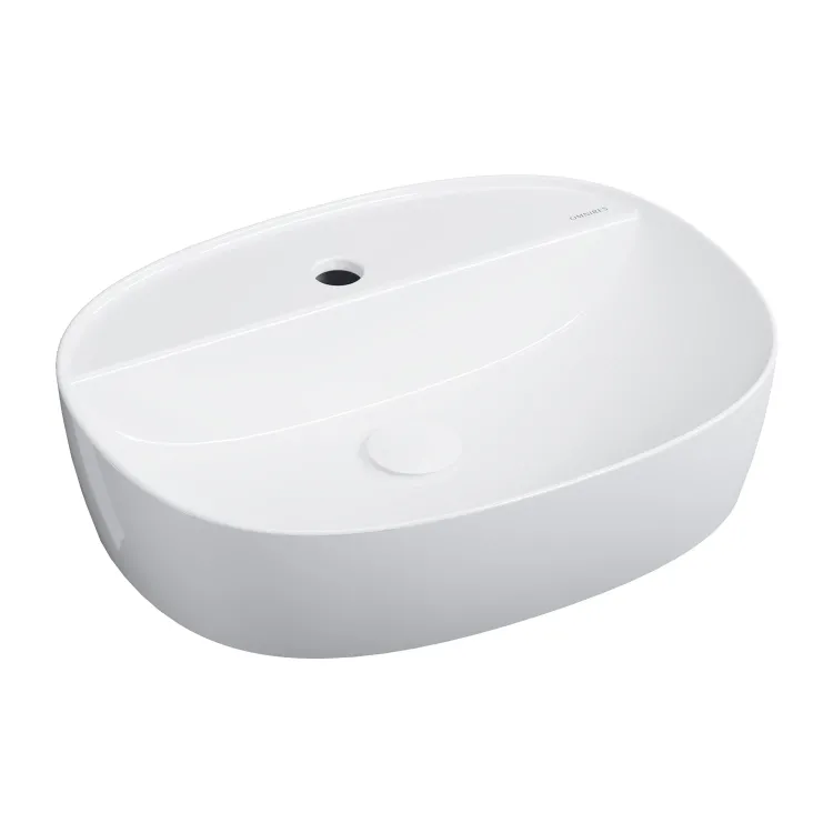 Omnires ATLANTA umywalka nablatowa 51 x 39 cm, biały połysk ATLANTA505BP