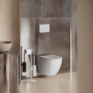 Omnires OTTAWA miska toaletowa wisząca SILENT POWER™ z deską wolnoopadającą, 49 x 37 cm, biały mat OTTAWASPMWBM