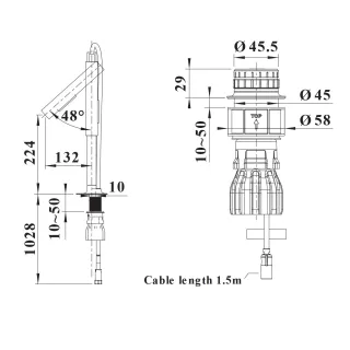 BLANCO LUNEOO-S satin gold 527974