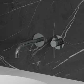 Omnires Y element natynkowy baterii umywalkowej podtynkowej z długą wylewką, chrom połysk Y1215HLROCR