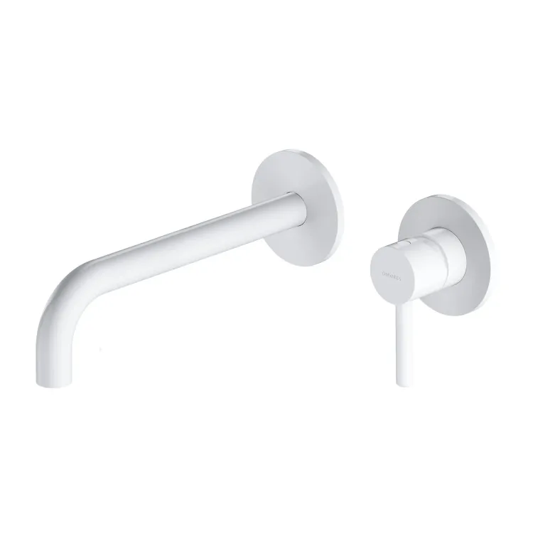 Omnires Y element natynkowy baterii umywalkowej podtynkowej z długą wylewką, biały mat Y1215HLROWM