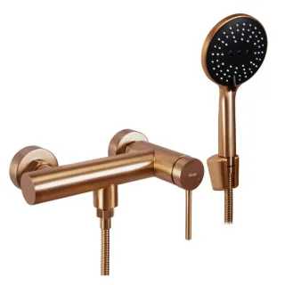 Rea BATERIA PRYSZNICOWA JS-701304BRG FOSS MIEDŹ SZCZOT...