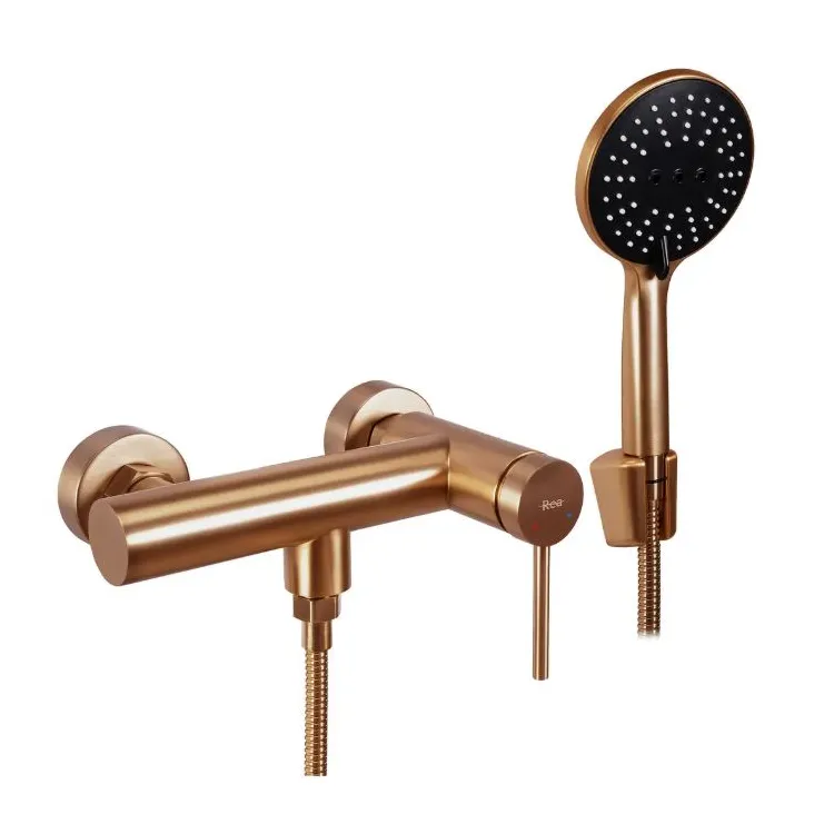 Rea BATERIA PRYSZNICOWA JS-701304BRG FOSS MIEDŹ SZCZOT REA-B9636