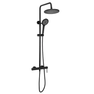 Rea ZESTAW NATRYSKOWY JS-H7023B FOSS CLIF CZARNY REA-P5645