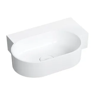 Omnires OVO M+ umywalka nablatowa/wisząca - prawa, 55 x...