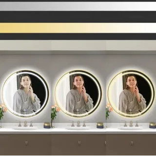 Rea LUSTRO LED MMJ BRUSH GOLD 90cm HOM-05510