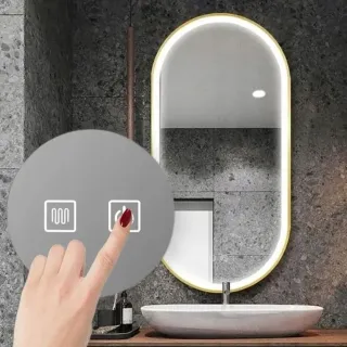 Rea LUSTRO LED OVL GOLD 50X100CM HOM-02606