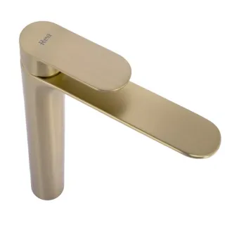 Rea BATERIA UMYWALKOWA DROP ZŁOTA SZCZOTKOWANA WYSOKA REA-B4637