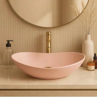 Rea UMYWALKA ROYAL POWDER PINK MATT - NABLATOWA REA-U6374