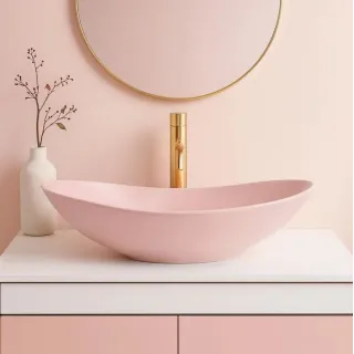 Rea UMYWALKA ROYAL POWDER PINK MATT - NABLATOWA REA-U6374