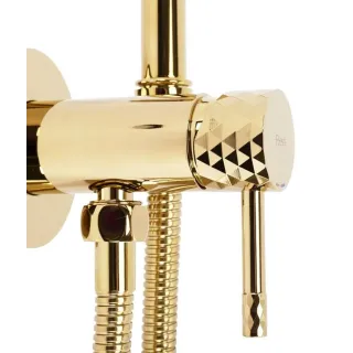 Rea BATERIA BIDETOWA LOOP LUNGO DIAMOND ZŁOTA REA-B8997