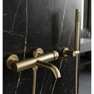 Rea BATERIA WANNOWA LUNGO GRIP ZŁOTA SZCZOTKOWANA REA-B6398