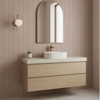 Rea BATERIA UMYWALKOWA DROP MIEDŹ SZCZOTKOWANA NISKA REA-B6381