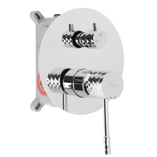 Rea ZESTAW NATRYSKOWY PODTY LUNGO DIAMOND CHROM + BOX REA-P6963