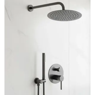 Rea ZESTAW NATRYSKOWY PODTYNKOWY LUNGO TYTAN + BOX REA-P6363