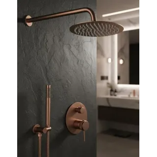 Rea ZESTAW NATR PODTYNKOWY LUNGO GRIP MIEDŹ SZCZ + BOX REA-P5651