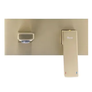 Rea BATERIA UMYWALKOWA PODTYNKOWA JOE ZŁOTA SZCZOTKOWA REA-B3620