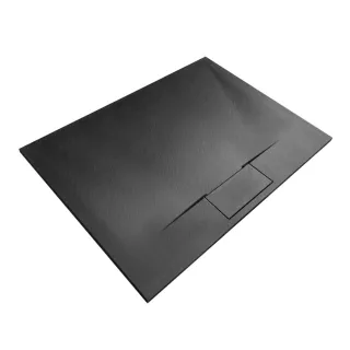 Rea BRODZIK BAZALT LONG BLACK 90x120 + SYFON REA-K3904