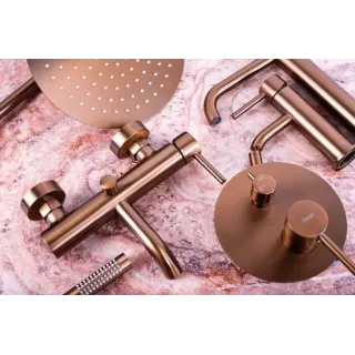 Rea BATERIA WANNOWA PODTYNKOWA LUNGO MIEDŹ SZCZO + BOX REA-B4568