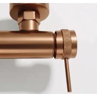 Rea BATERIA WANNOWA LUNGO GRIP MIEDŹ SZCZOTKOWANA REA-B4567