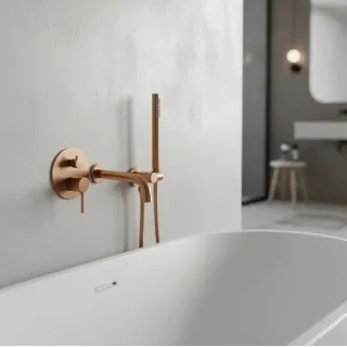 Rea BATERIA WANNOWA PODTYNKOWA LUNGO MIEDŹ SZCZO + BOX REA-B4568