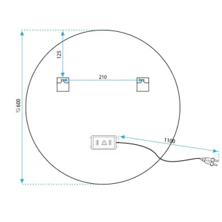 Rea LUSTRO LED HZJ 80CM HOM-02801
