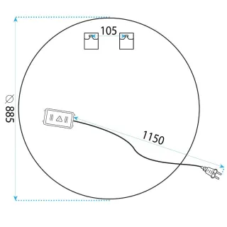 Rea LUSTRO LED HZJ 50CM HOM-02820