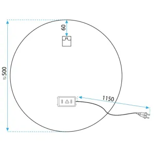 Rea LUSTRO LED FFJ 70CM HOM-02823
