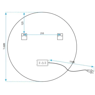 Rea LUSTRO LED FFJ 50CM HOM-02836
