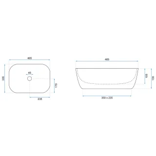 Rea UMYWALKA BELINDA BRUSH GOLD/BLACK - NABLATOWA REA-U8780