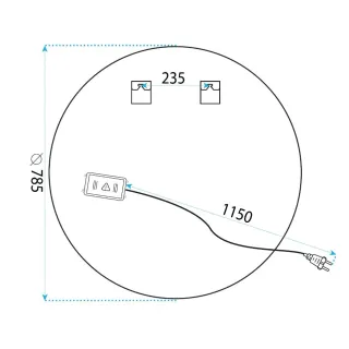 Rea LUSTRO LED BAS 50cm HOM-05517