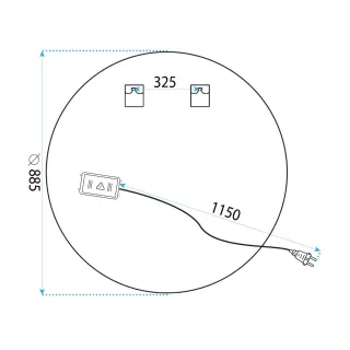 Rea LUSTRO LED BAS 90cm HOM-05521