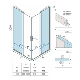Rea KABINA MONTANA BRUSH GOLD 80x100 REA-K6635
