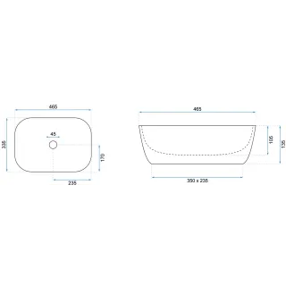 Rea UMYWALKA BELINDA SANDY - NABLATOWA REA-U4000