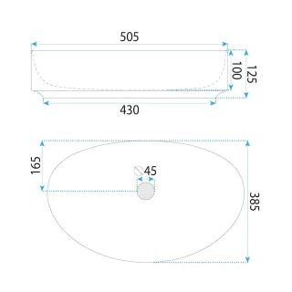 Rea UMYWALKA SABINA 50 - NABLATOWA REA-U6364