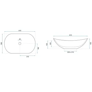 Rea UMYWALKA ROYAL OLIVE MATT - NABLATOWA REA-U6372