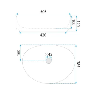Rea UMYWALKA JOANA 50 - NABLATOWA REA-U6370