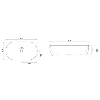 Rea UMYWALKA AMELIA 45 - NABLATOWA REA-U4330