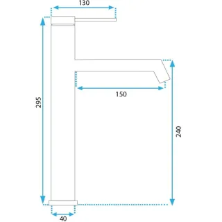 Rea BATERIA UMYWALKOWA JS-B310-1BRG FOSS MIEDŹ SZCZ WY REA-B2086