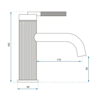 Rea BATERIA UMYWALKOW JS-B348BRG ARGON MIEDŹ SZCZ NISK REA-B2089