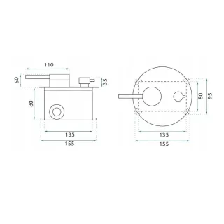 Rea ZESTAW PODTYNKOWY JS-7029B FOSS CLIF CZARNY REA-P5968
