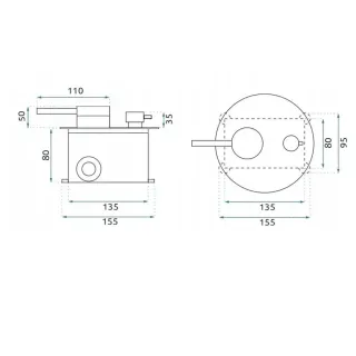 Rea ZESTAW PODTYNKOWY JS-7029N FOSS CLIF NIKIEL SZCZO REA-P5969