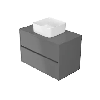 Cersanit SZAFKA Z BLATEM UNIWERSALNYM CREA 80 SZARY MAT...