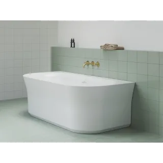 Ravak Wanna Ypsilon Wall 178x86 wolnostojąca do ściany biała, osłona odpływu biała/czarna/chrom XC00100028